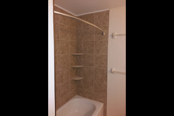 Bath enclosure done!